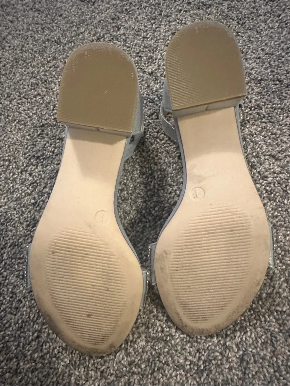 Girls' Silver Ankle-Strap Dress Sandals with Beaded Toe Band